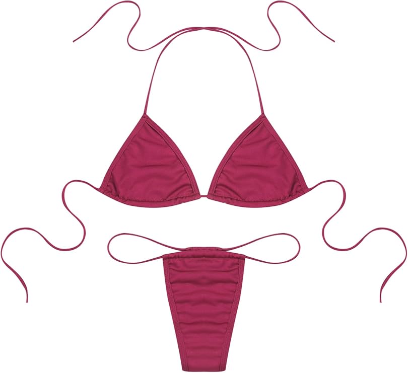 Olivia Bikini -Wine Red