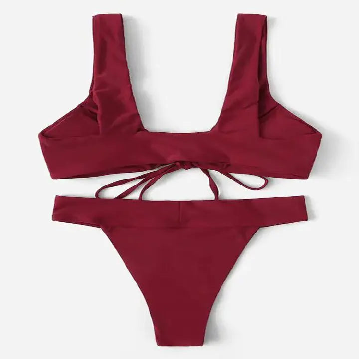 Chloe Bikini - Wine Red