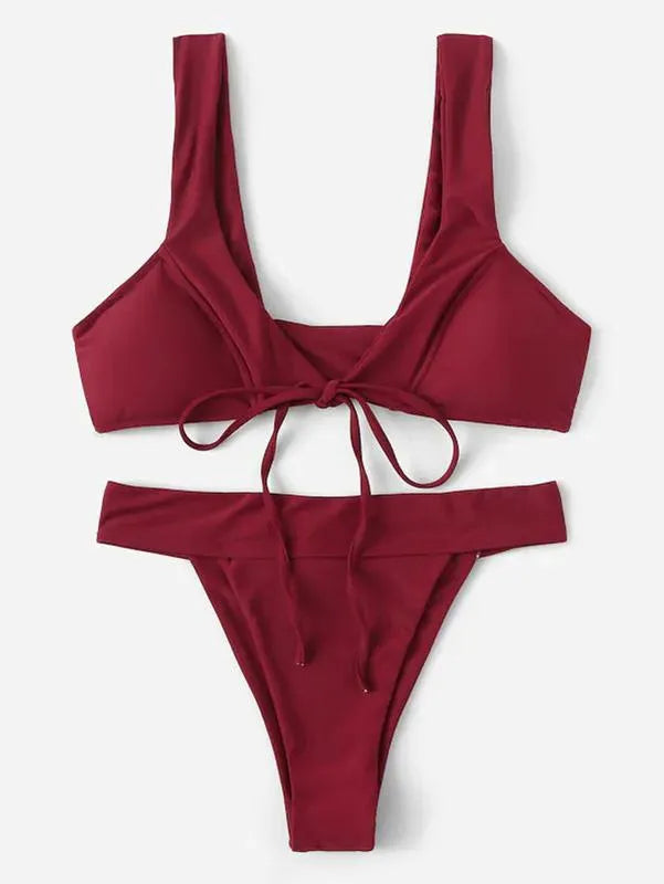 Chloe Bikini - Wine Red